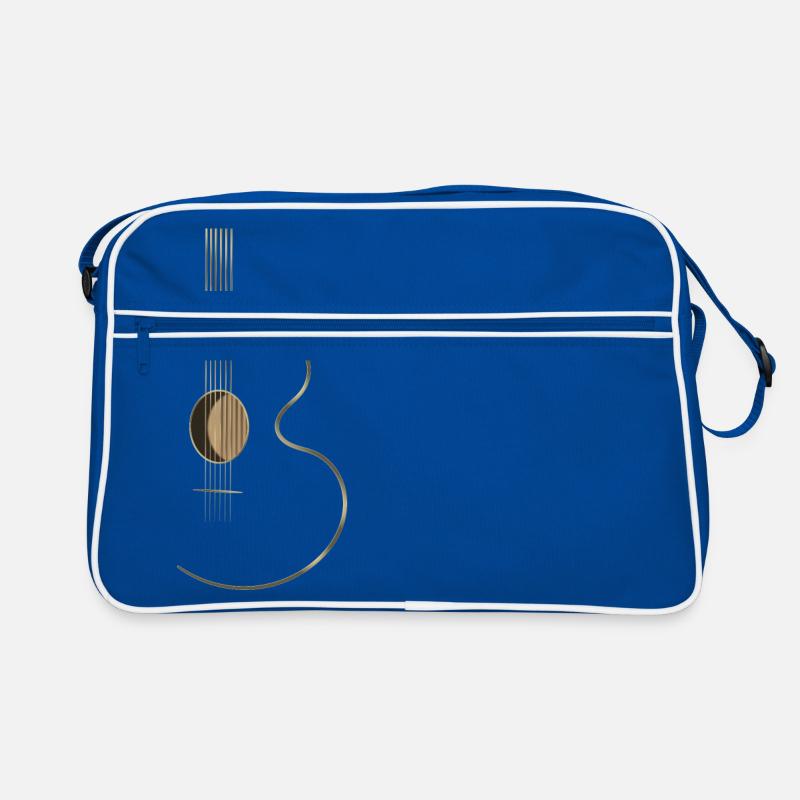 Acoustic Guitar Logo Retro Bag