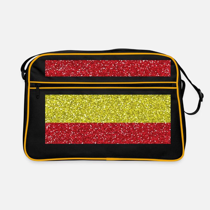 Espagne bannière drapeau espagnol Glitter Sac Retro