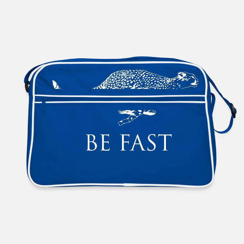 Be quick! White-Design Retro Bag