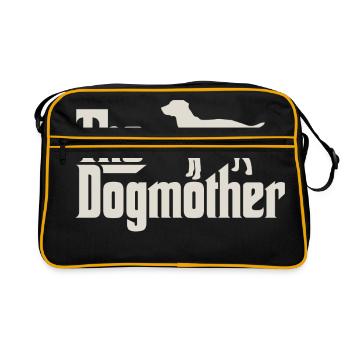 Le Dogmother - Labrador, Ridgeback - Sac Retro - noir/or - Devant