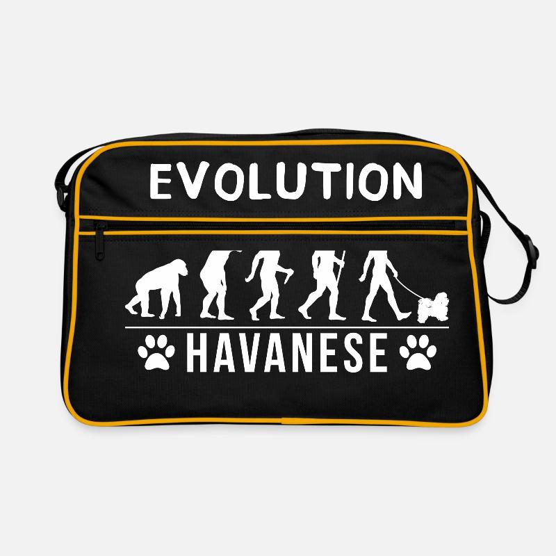 Havanese Evolution - Retro Bag - black/gold