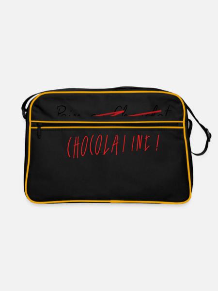Chocolatine ! - Sac Retro - noir/or