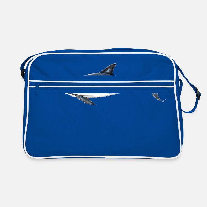 Gemeiner Delphin - Gemeiner Delfin - Delfin gemeinsam Retro Tasche