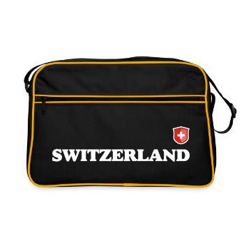Suisse - Sac Retro - noir/or - Devant