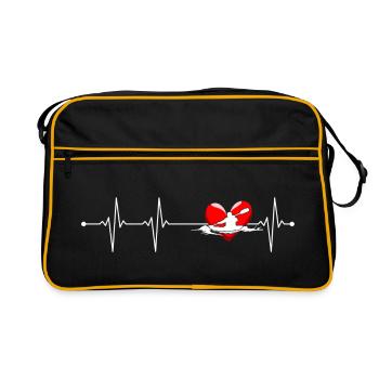 Heartbeat Glide Fitness - Retro Bag - black/gold - Front