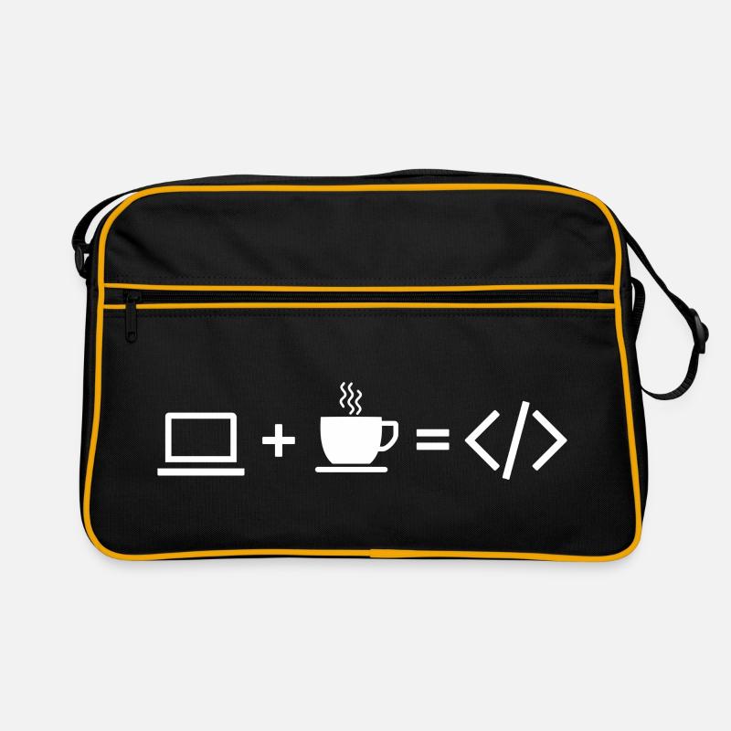 Coffee and Computer Science Retro Bag