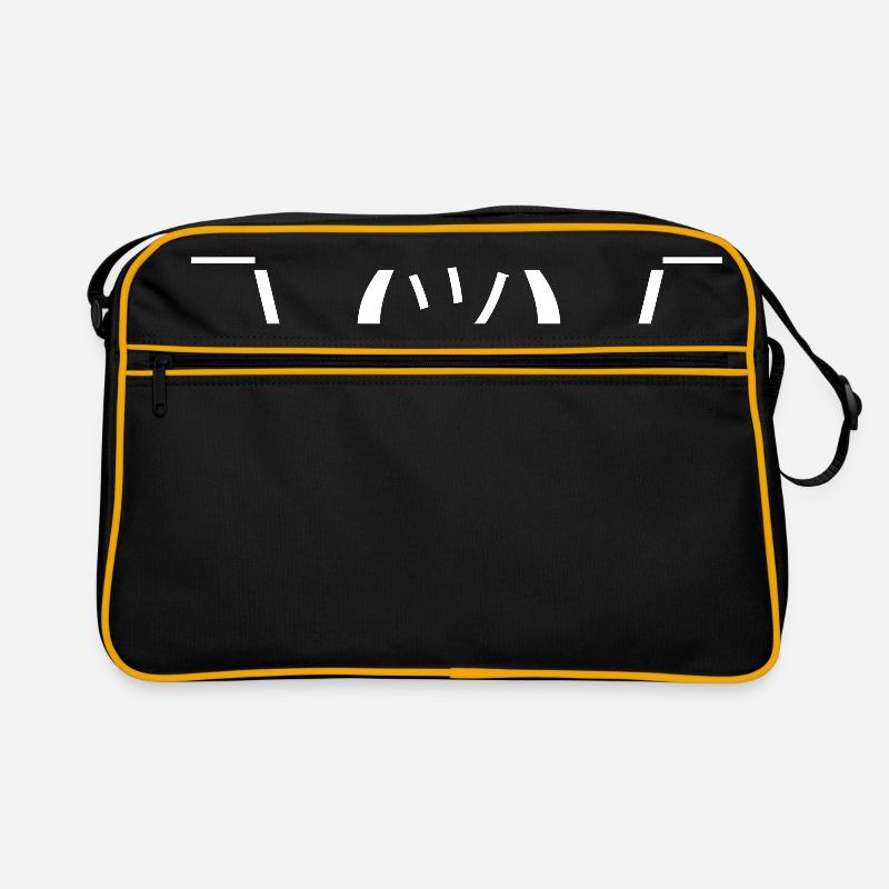 Shrug Face - Einfach schön Schulterzucken Retro Tasche
