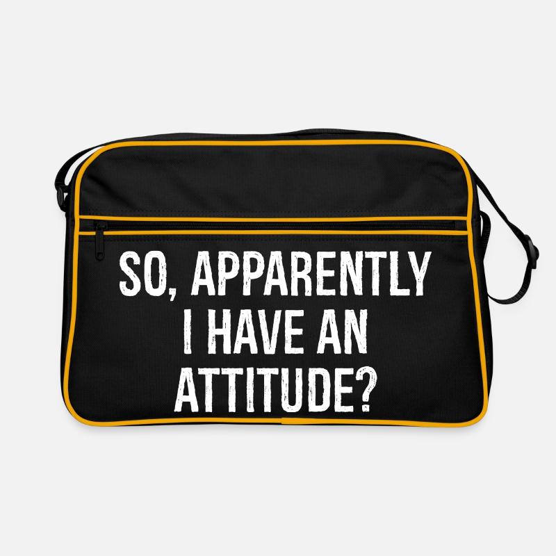 so apparently I have an attitude Retro Bag