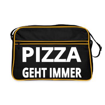 Pizza - Retro Bag - black/gold - Front