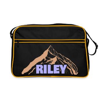 Fun Riley - Retro Bag - black/gold - Front