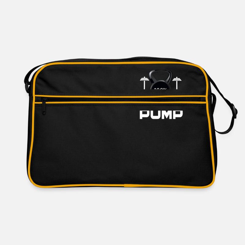 100% Pump Bodybuilding Retro Tasche
