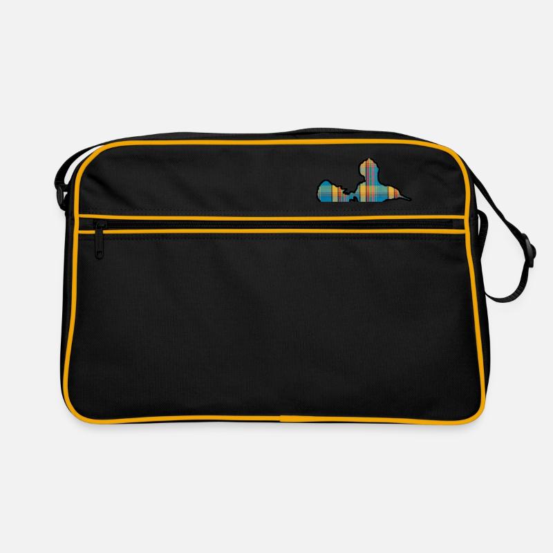 guadeloupe - Sac Retro - noir/or