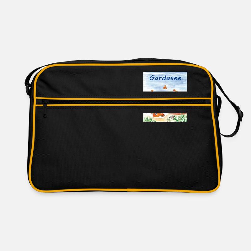Lac de garde sur la plage Sac Retro