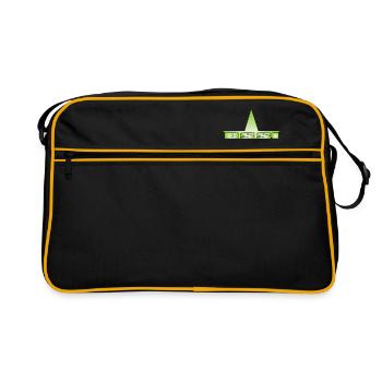 Ossi Schnitte - Retro Tasche - Schwarz/Gold - Vorne