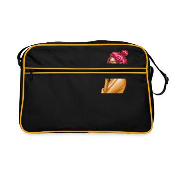 Hot Girl Tuxedo - Retro Bag - black/gold - Front
