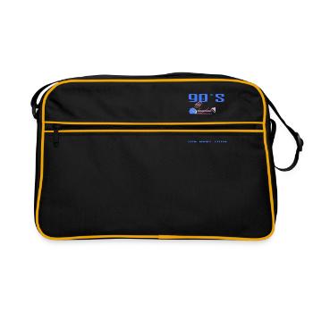 90's the best time - Sac Retro - noir/or - Devant