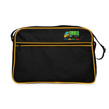 Garbage Truck - Retro Bag - black/gold - Front