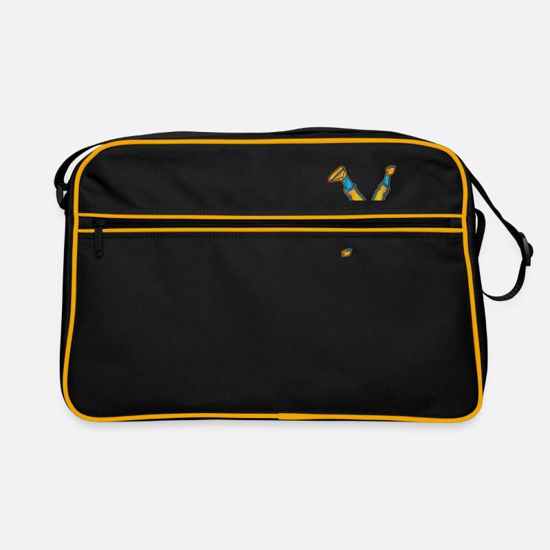 Breakdance - Retro Tasche - Schwarz/Gold
