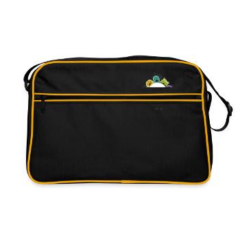 Corona Virus - Retro Bag - black/gold - Front