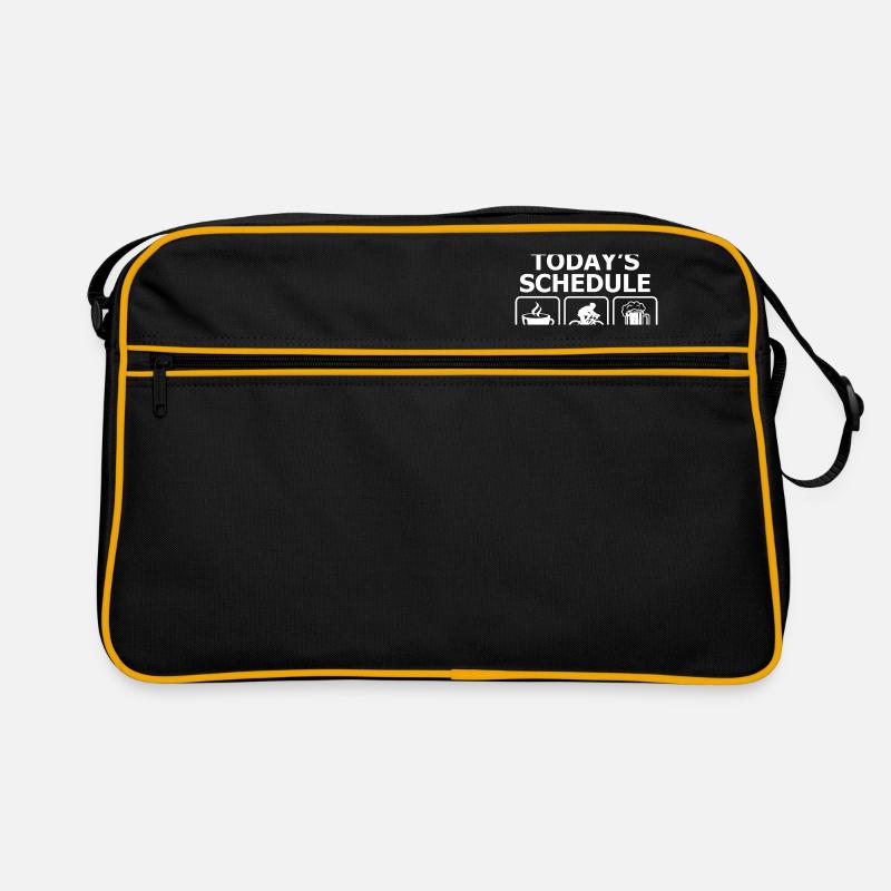 Calendrier Biker - Sac Retro - noir/or