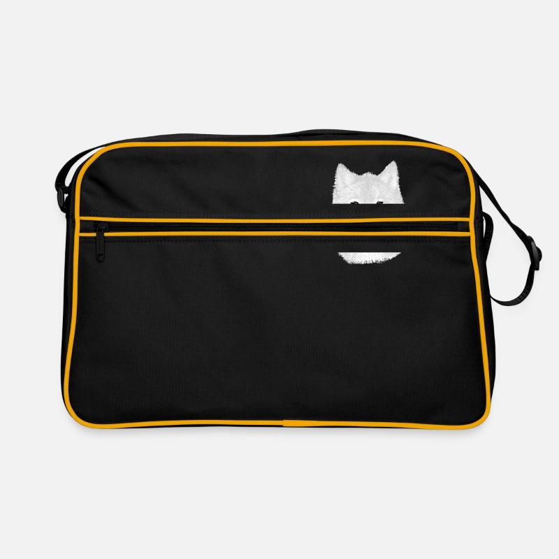 Snow Wolf Retro Bag