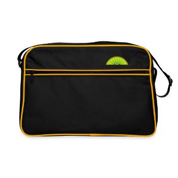 kiwi - Retro Bag - black/gold - Front