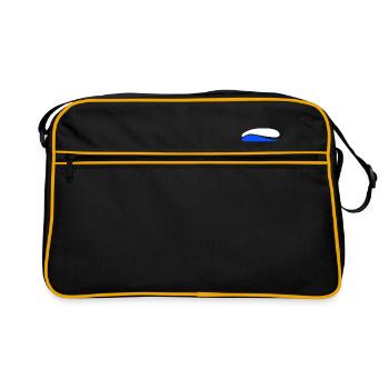 Drapeau de la Russie - Sac Retro - noir/or - Devant