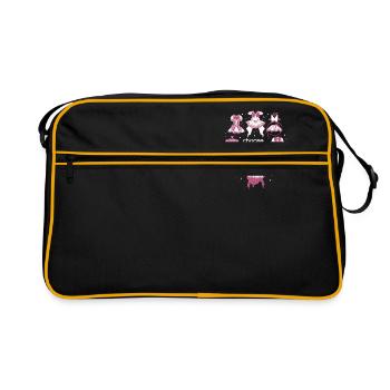 Choisissez votre tenue magique - Sac Retro - noir/or - Devant