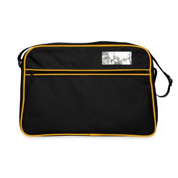 raseteur camargue - Sac Retro - noir/or - Devant