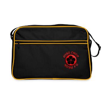 Wing Chun Kung Fu - Sac Retro - noir/or - Devant
