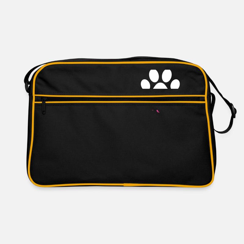 Husky Mom - Sac Retro - noir/or