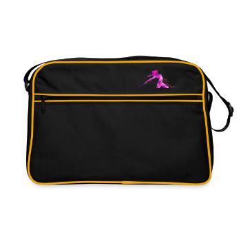 TWIRLING-BATON - Sac Retro - noir/or - Devant