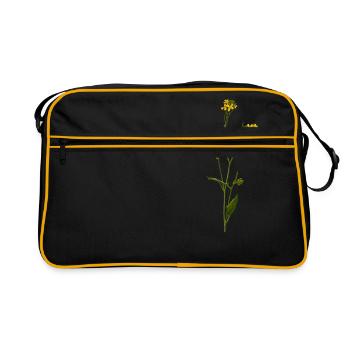 herb rosemary parsley thyme dill oregano - Retro Bag - black/gold - Front
