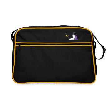 Lokus pocus - Retro Bag - black/gold - Front