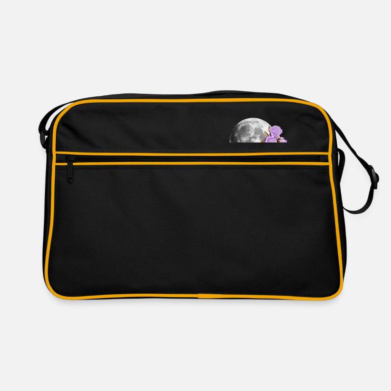 Lune fleurs esthétiques Sac Retro