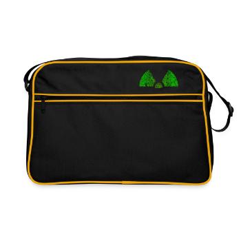 Radioactive - Grunge Texture - Retro Bag - black/gold - Front
