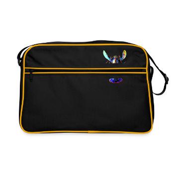 Hummer - Retro Tasche - Schwarz/Gold - Vorne