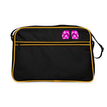 flip flops - Retro Bag - black/gold - Front