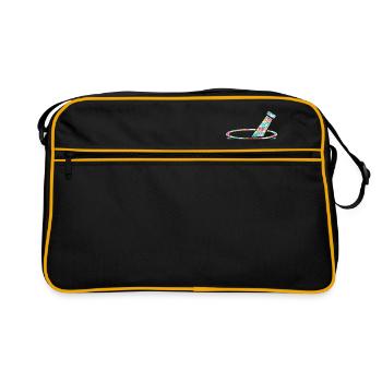 Mortier de fleurs pharmacien pharmacien étudiants medzin - Sac Retro - noir/or - Devant