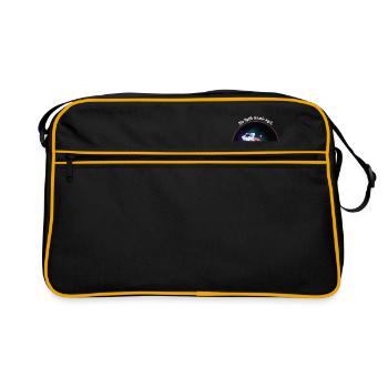 die optik - Retro Tasche - Schwarz/Gold - Vorne