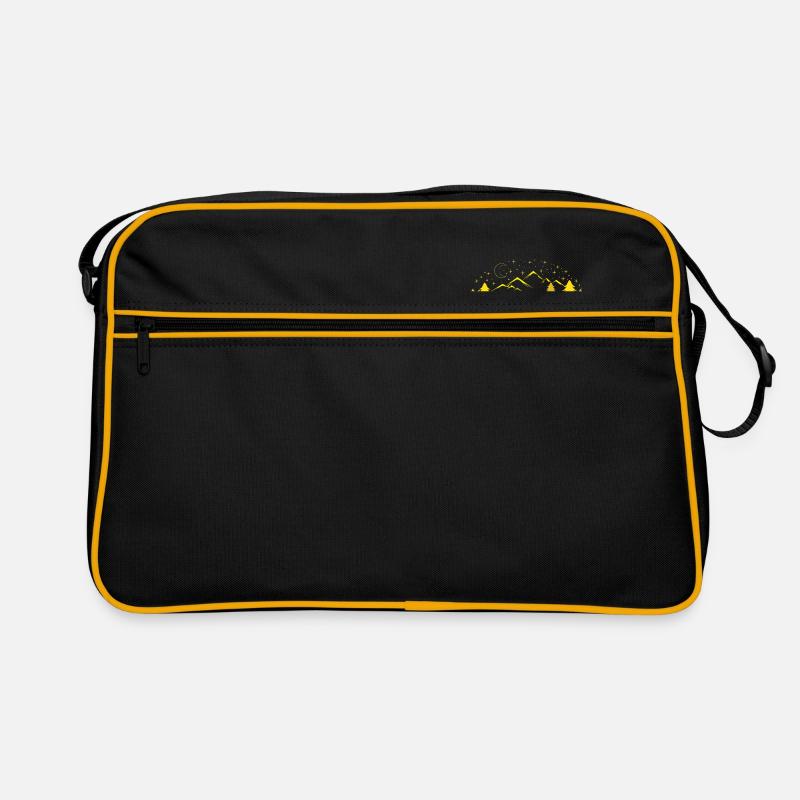 Camping Trailer-Happy Camper-Nature Lover Sac Retro