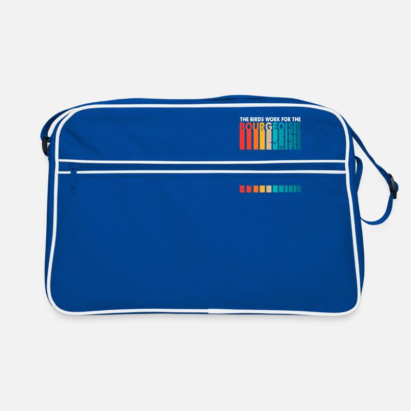 Les oiseaux travaillent pour le plaisir de la conspiration bourgeoise Sac Retro