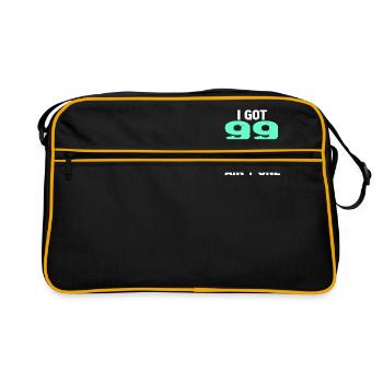 Mechanic I Got 99 Sockets But A 10mm Ain't One - Retro Bag - black/gold - Front
