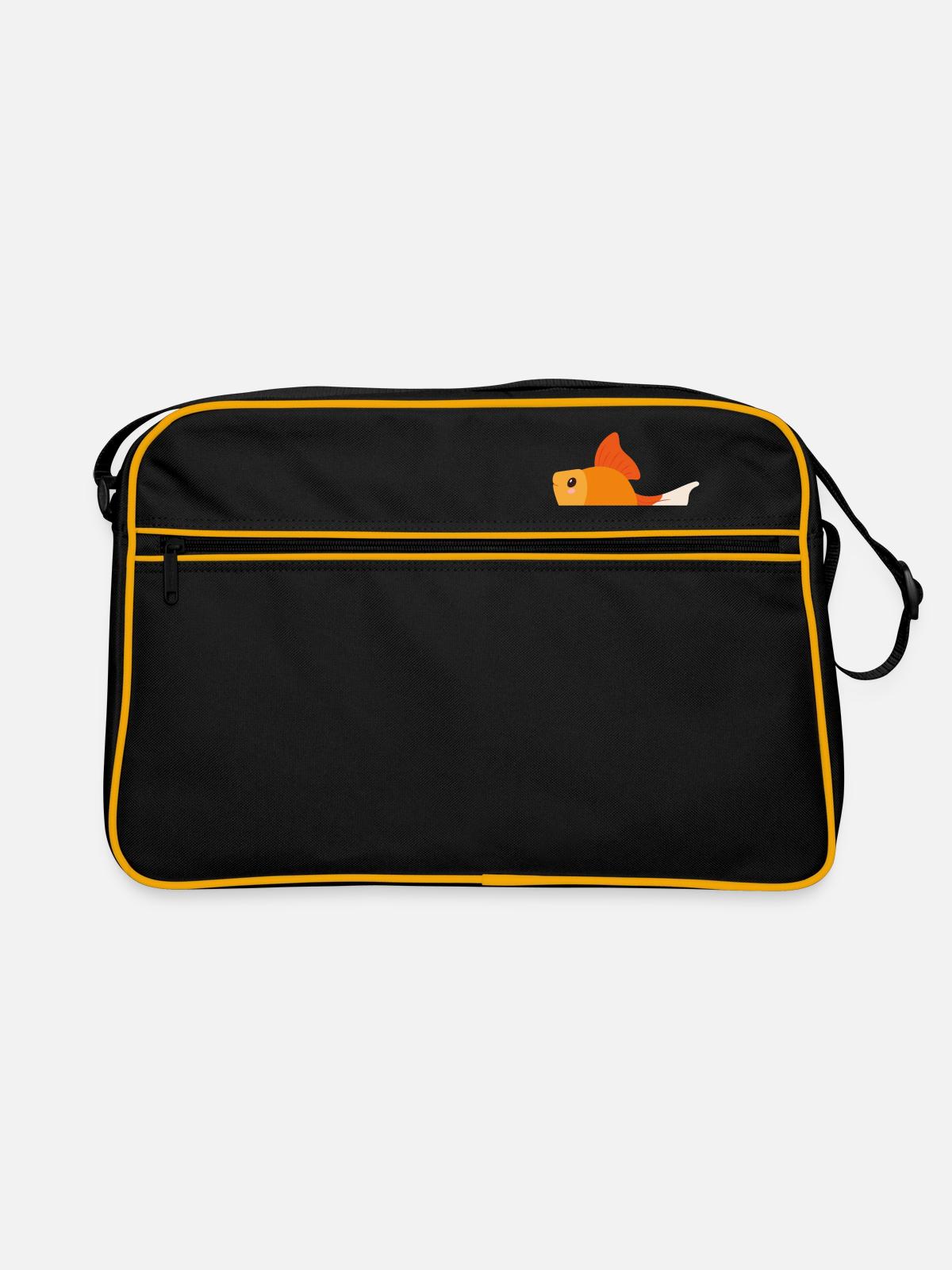 Goldfish - Retro Bag - black/gold - Front