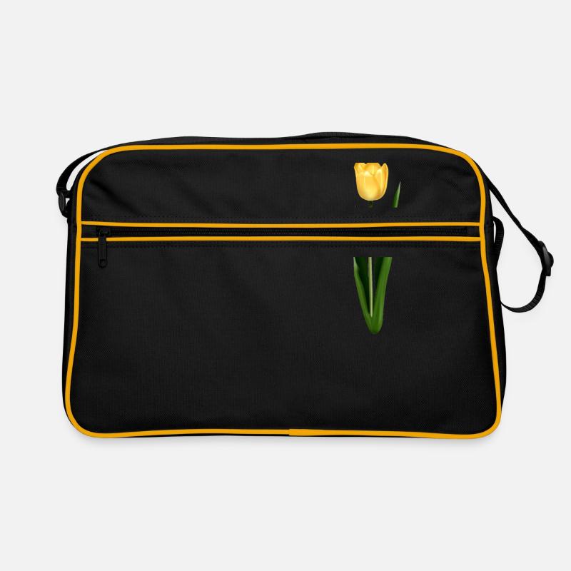 tulipe jaune Sac Retro