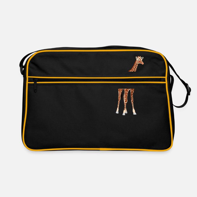 giraffe - Retro Bag - black/gold
