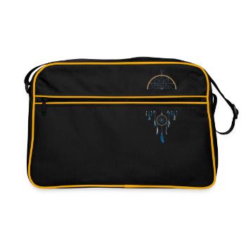 dream catcher - Retro Bag - black/gold - Front