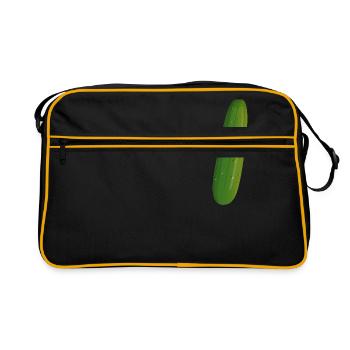 Concombres Légumes - Sac Retro - noir/or - Devant