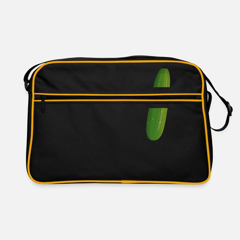 Gurke Gemüse Retro Tasche