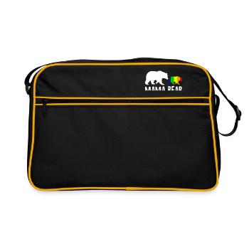 | Mama Bear LGBTQ | Fierté | Lesbienne | Gay| Mère| Maman| - Sac Retro - noir/or - Devant
